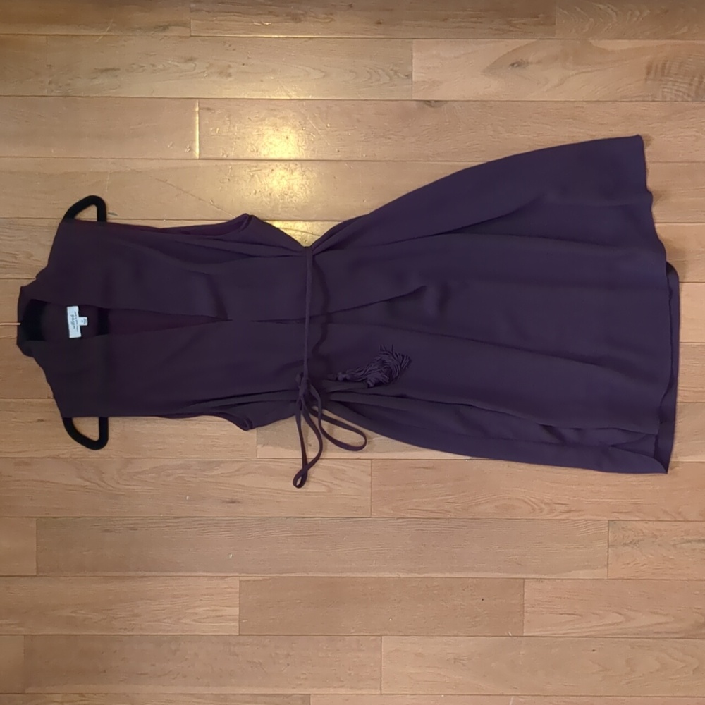 Aritzia Wilfred Monge Dress Womens Size XS Burgundy Sleeveless Shift